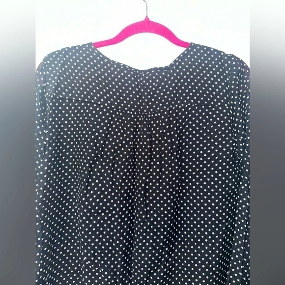 Women's Gap Long Sleeve Blouse w/ Star Design - Picture 5 of 9